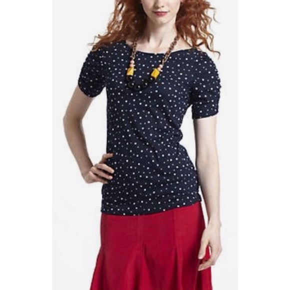 Anthropologie Tops - Anthropologie / Postmark Here & There Navy Tee